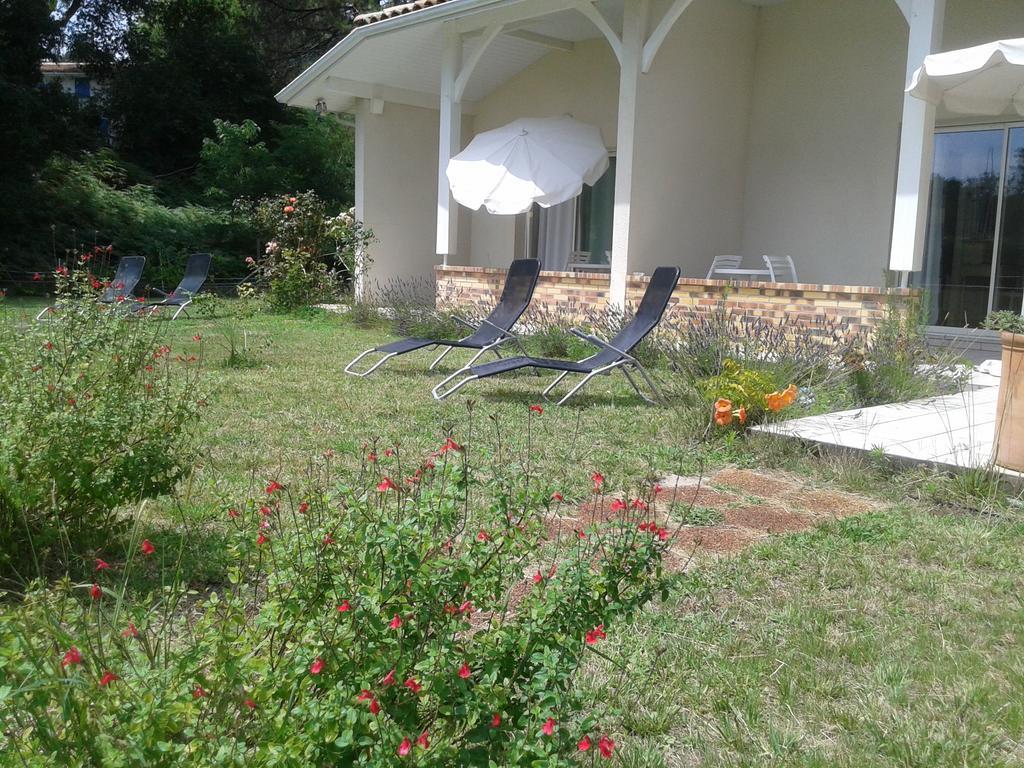 Chambres "Blanches" , Batiment Secondaire Hotel La Caravelle, Vue Jardin Biscarrosse-Plage Dış mekan fotoğraf